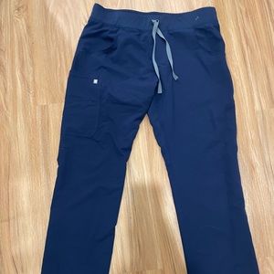 Navy Blue Fig Scrub Bottoms. Size large.